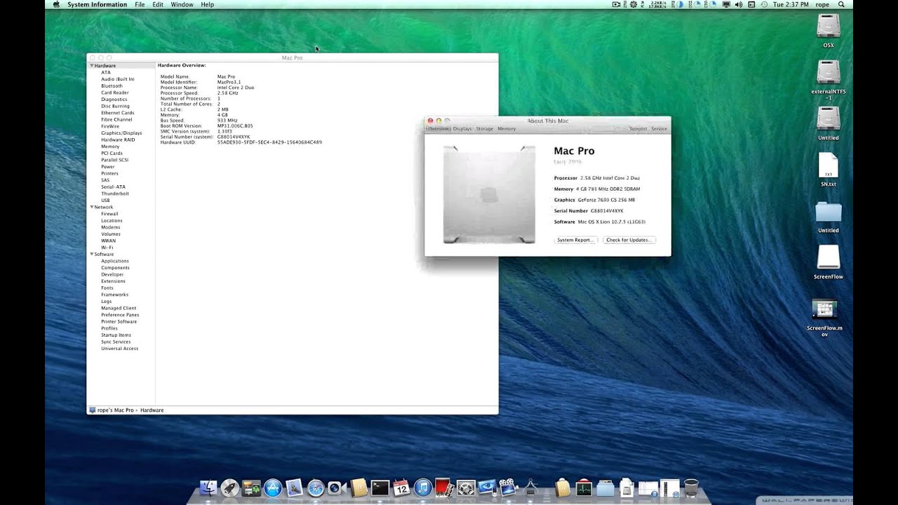 shortcut video for mac 10.7.5